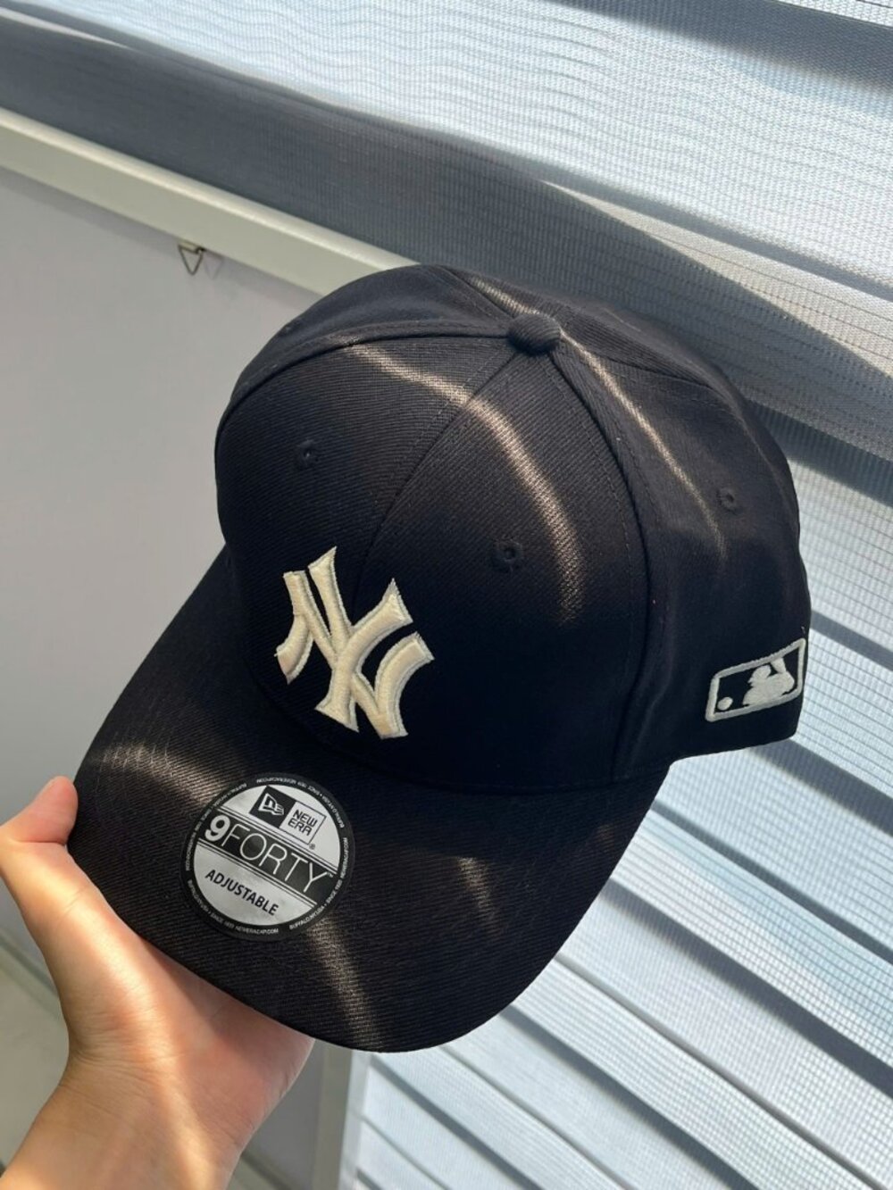 Yankees Black Cream Embroidered Baseball Cap Side Patch Adjustable Streetwear Ha